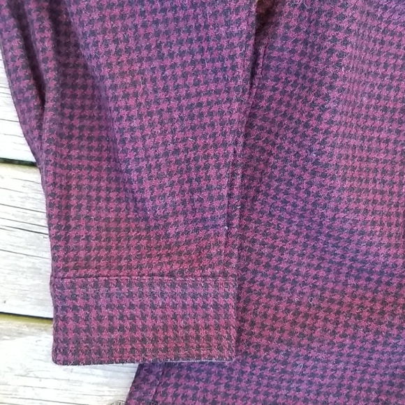 Woolrich woman wool check hi low shacket - Picture 6 of 10